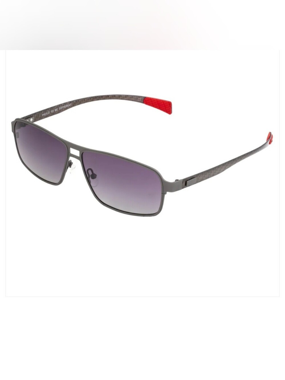 Brand New Breed Meridian Carbon Fiber Polarized Sunglasses Silver & black frame